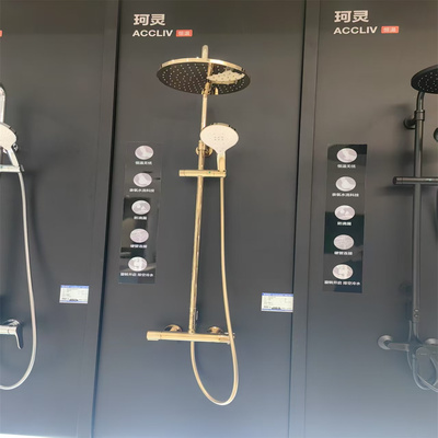 科勒珂灵恒温双花洒淋浴柱