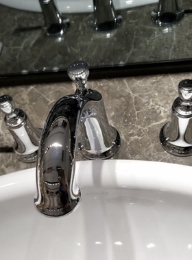 科勒K-75521/75523/75522意丽丝双把手缸边式浴缸龙头