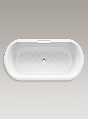 科勒 K-40556/40555/40554/40553拂乐2.0椭圆形嵌入式铸铁浴缸