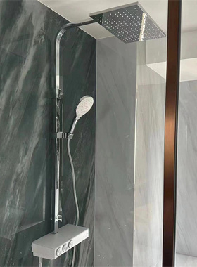 科勒K-23860/23861/23749艾贝+灵控恒温三出水淋浴花洒单功能头顶