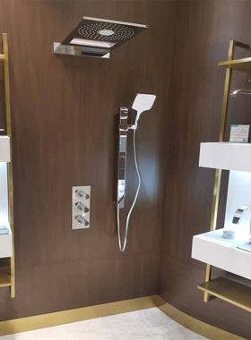 科勒K-72830T-L-CP曼达入墙式多功能头顶花洒