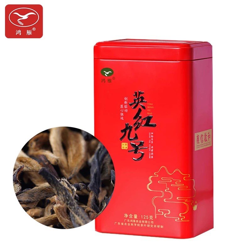 鸿雁红茶正宗英红九号广东农科院茶科所生态茶园红方罐一级125g,茶,特色产区红茶,淘宝优惠券,粉丝福利购,淘宝优惠卷