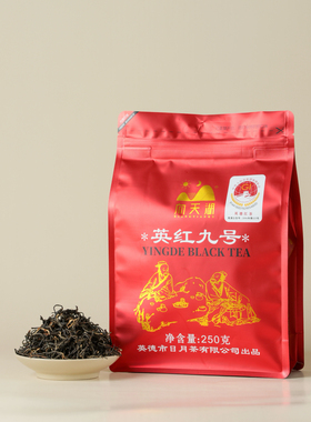英红九号 一级一芽二叶秋茶 向天湖日月茶厂 250g袋装