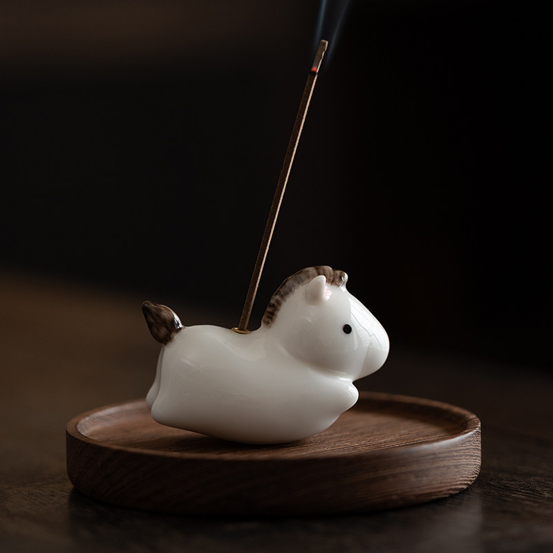 摇摇小飞马线香插香座创意小香炉香薰炉家用香器道家居可爱小摆件,餐饮具,茶道/香炉,淘宝优惠券,粉丝福利购,淘宝优惠卷