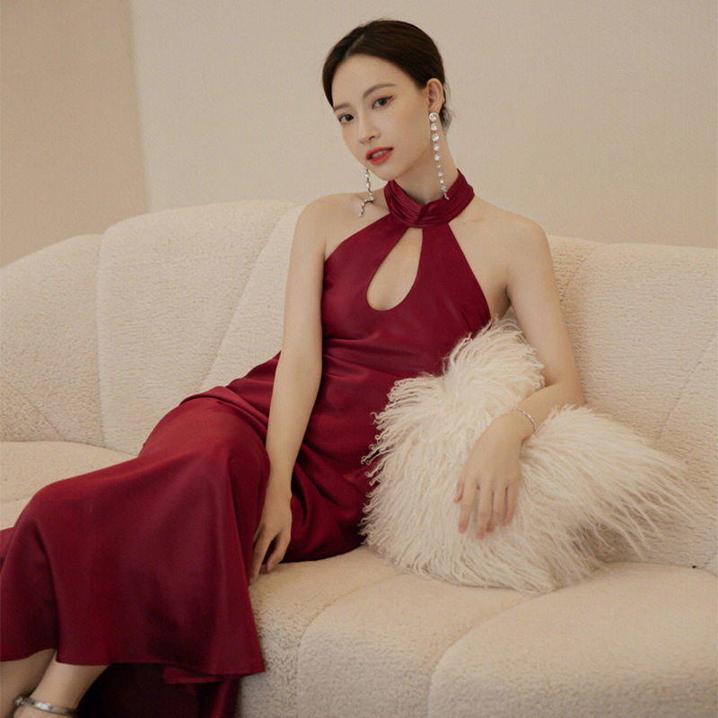 新中式旗袍敬酒服新娘结婚性感