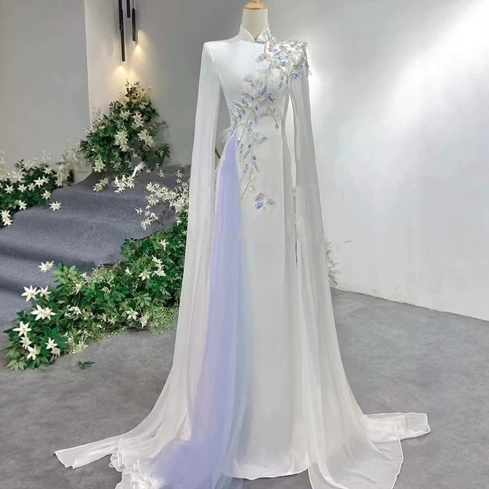 2026新款高级民族声乐演出服女长裙舞台表演学生艺考民歌独唱礼服