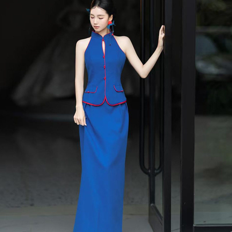 2026新款新中式旗袍新娘订婚敬酒改良新年红色礼服裙女高级感