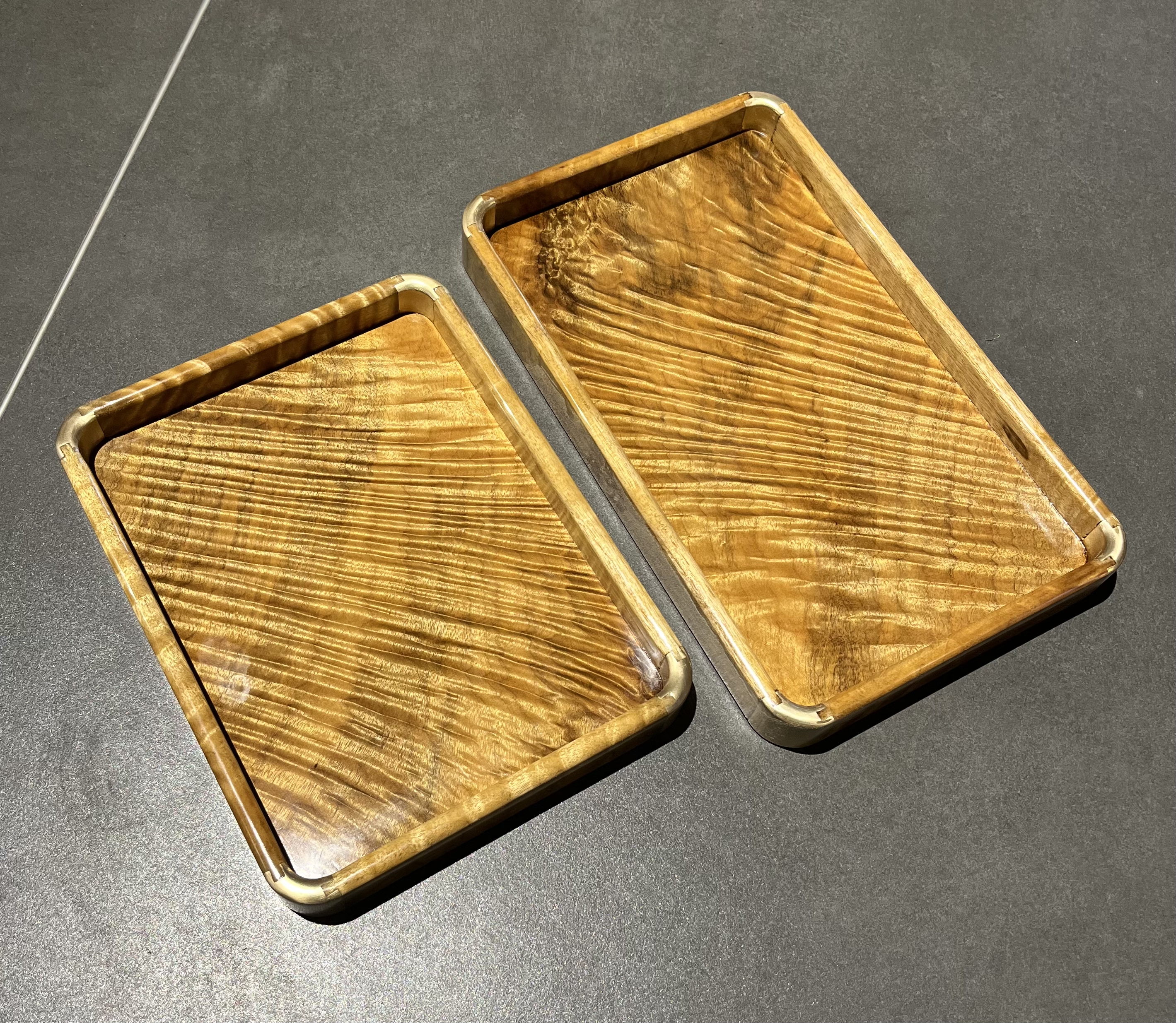 金丝楠木水波纹文承盘干泡盘 四川小叶桢楠木水果盘 瓜果盘收纳盘