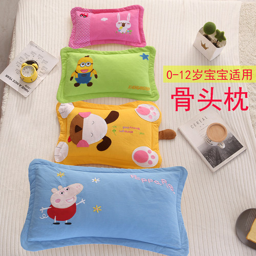 儿童0-3-6岁荞麦壳枕头夏季