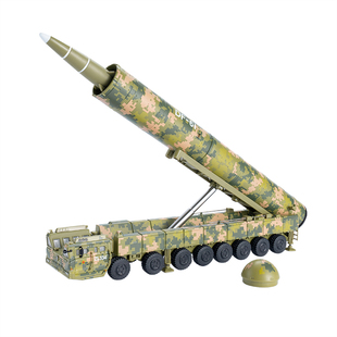 合金东风61核导弹发射车DF41洲际火箭炮模型仿真军事摆件凯迪威