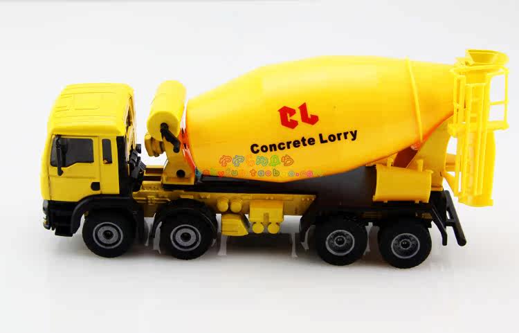 凯迪威正品 重型8轮水泥搅拌车 合金儿童汽车工程车模型玩具1:50
