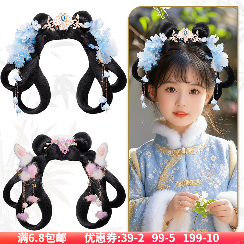 古装头饰假发发髻搭配组合