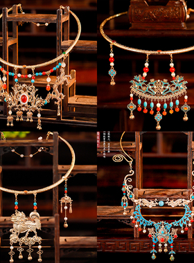 明制唐风项圈古风璎珞项圈