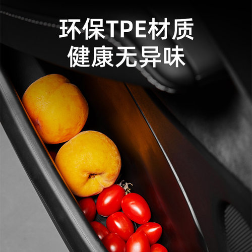 适用特斯拉焕新Y/3车门储物盒车门收纳内饰配件防水全包TPE储物箱