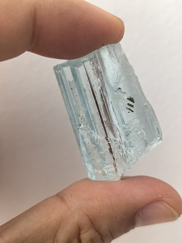 天然海蓝宝石原矿石83.5克拉