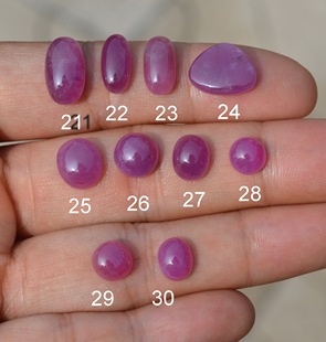 天然红宝石裸石戒面无烧 无填充  晶莹剔透  假一赔十放漏价包邮