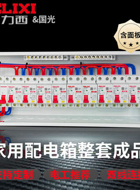 强电箱豪华套装明装暗装家用配电箱德力西空开漏电整套接线成品