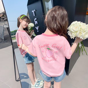甜美半袖 儿童女童夏季 CC家居控 T恤DY10973 2025新款