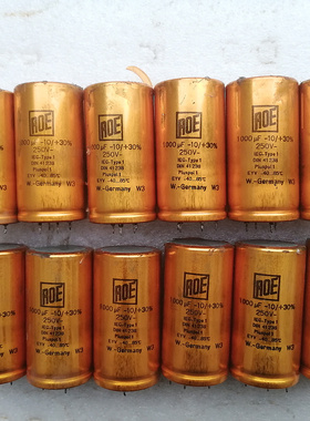 德国金色ROE DIN41238系列 250V 1000UF 发烧滤波电容