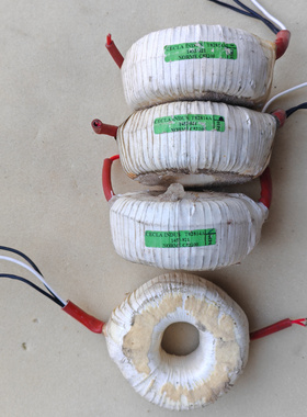 法国CECLA 进口环形变压器 实测输入25V 输出双4V 重1.2斤