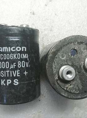 拆机 凯美JAMICON 80V 18000UF 螺丝脚电解电容