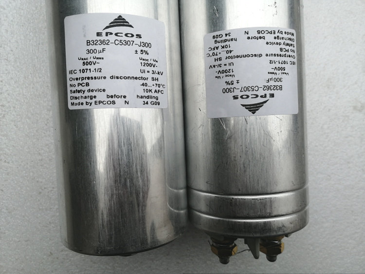 全新德国西门子 EPCOS 1200v 300uf 大电流薄膜油浸电容
