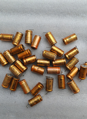 拆机 德国 ROE 40v 1000uf 金装轴向发烧电容