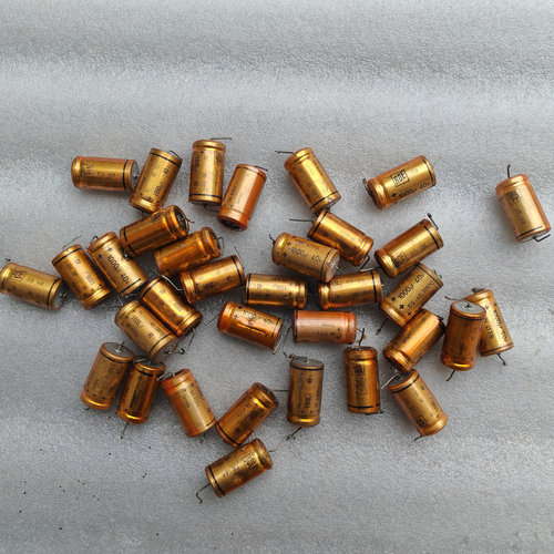 拆机 德国 ROE 40v 1000uf 金装轴向发烧电容