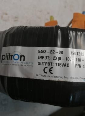 加拿大产P牛 PLITRON隔离牛 进口变压器 功率约1200W 230V转115V