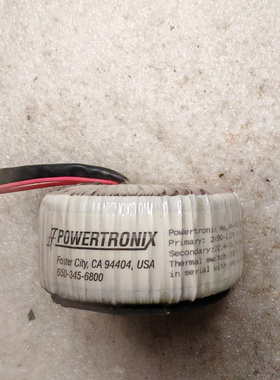 美国原产POWERTRONIX进口环形变压器 功率73W 输入230V 输出单32V