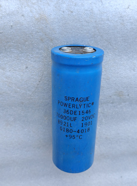SPRAGUE 美国老思碧 36DE系列 20V 70000UF 螺丝脚发烧滤波电容