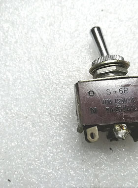 拆机日本原装NKK nikkai（日开）S-6B 6脚2档 大钮子开关 250V 5A