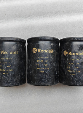 意大利肯德 Kendei  63V 47000UF 螺丝脚发烧滤波电容