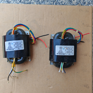 拆机R型牛 功率100W 输入220V 输出双27V 变压器