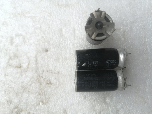 拆机 西门子 SIEMENS 350V 47UF 立式高压电解电容