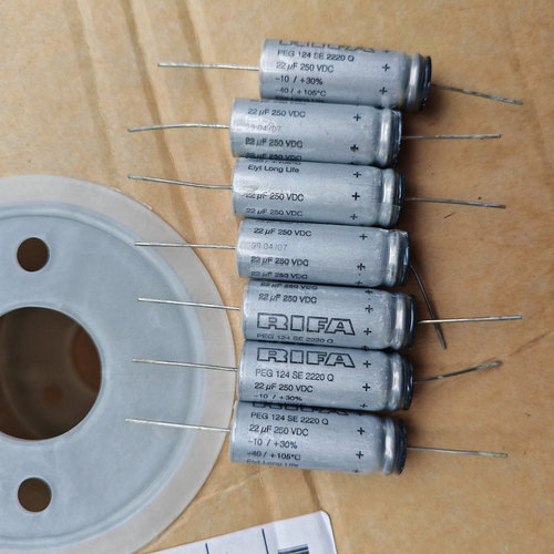 全新力发RIFA PEG124系列 long life 长寿命 250V 22UF 轴向电容