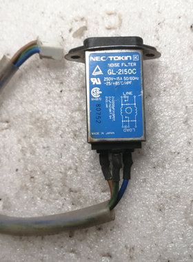 GL-2150C 日本 NEC/TOKIN 电源滤波器 滤波插座 250V 15A