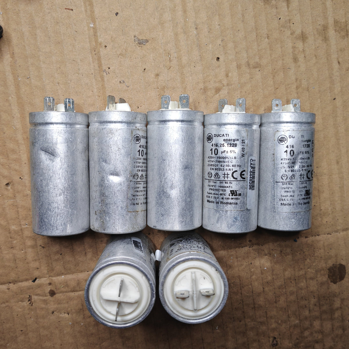 拆机 意大利 DUCATI ffr 475v 10uf 高压薄膜无极电容