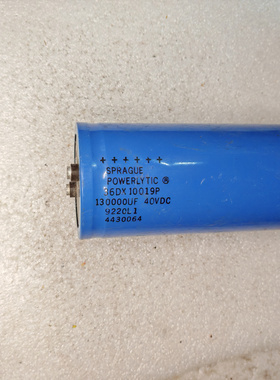 原壳拆机美国思碧 SPRAGUE 36DX系列 40v 130000uf 螺丝脚电容