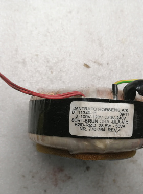 丹麦 DANTRAFO 进口环形变压器 功率50w 输入240v 输出单28.5v