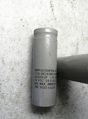 拆机 美国灰皮麦景图MEPCO 16v 26000uf 螺丝脚电容