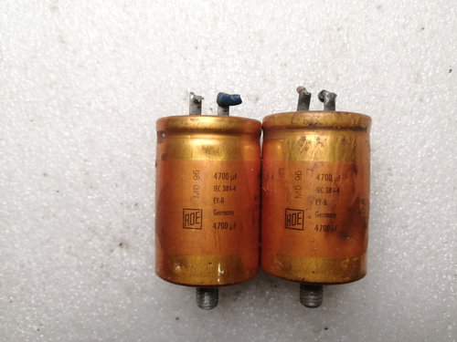 德国金色ROE IEC384-4系列 63V 4700UF 发烧滤波电容 1对价