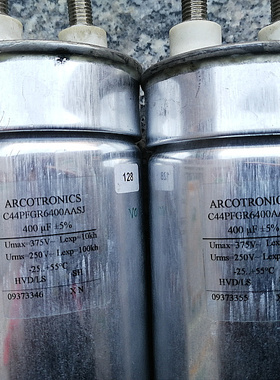 拆机 意大利ARCOTRONICS 375vac 375v 400uf 高压油浸无极电容