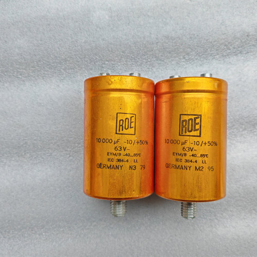 德国金色ROE IEC384-4系列 63V 10000UF 螺丝脚发烧滤波电容1对价