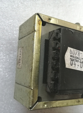 拆机英国walsall E牛 进口变压器 功率100W 入230V 出双20V单54V
