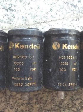 意大利肯德 Kendei 100V 10000UF 螺丝脚发烧滤波电容