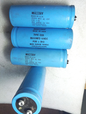 美国摩罗利 MALLORY 40v 35000uf 发烧电容 螺丝脚电容