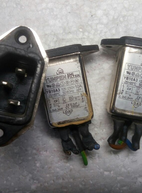 台湾永鹏 YUNPEN 电源滤波器 YB10A3 电源净化器 滤波插座 10A