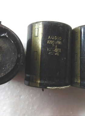 日本松下 AUDIO 黑皮金字 71v 8200uf 发烧音频电容