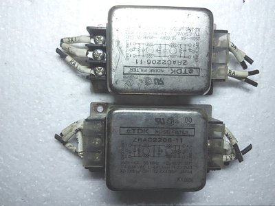 日本 TDK 电源滤波器 ZRAC2206-11 250V 6A 双磁环高性能滤波器